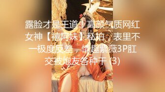 露脸才是王道！高颜气质网红女神【禧阿妹】私拍，表里不一极度反差，情趣紫薇3P肛交被炮友各种干 (3)