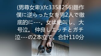 (男尊女卑)(fc3358256)題作僕に逆らった女を男2人で徹底的に---。女は絶叫し、大号泣。 仲良しエッチとガチ泣---の2本立て。合計110分 (1)