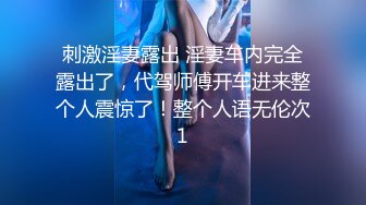 刺激淫妻露出 淫妻车内完全露出了，代驾师傅开车进来整个人震惊了！整个人语无伦次1