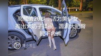 高颜值20岁，活力美少女，掏出大奶子揉捏，圆润大肥臀脱下内裤