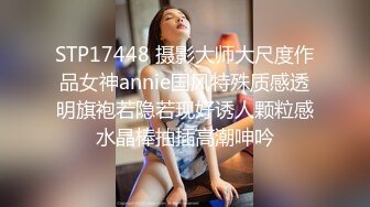 STP17448 摄影大师大尺度作品女神annie国风特殊质感透明旗袍若隐若现好诱人颗粒感水晶棒抽插高潮呻吟