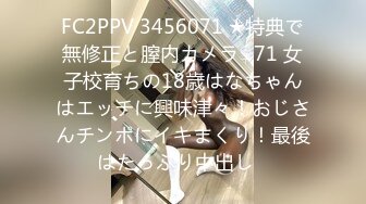 FC2PPV 3456071 ★特典で無修正と膣内カメラ♀71 女子校育ちの18歳はなちゃんはエッチに興味津々！おじさんチンポにイキまくり！最後はたっぷり中出し♡