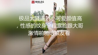   极品大骚逼娇小可爱颜值高，性感的纹身全程露脸跟大哥激情啪啪给狼友看